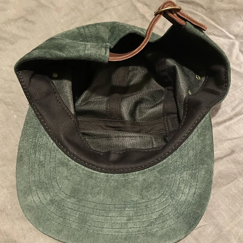 Supreme Suede Camp Cap (SS18) Dark Green (SOLD) - Picture 5 of 6